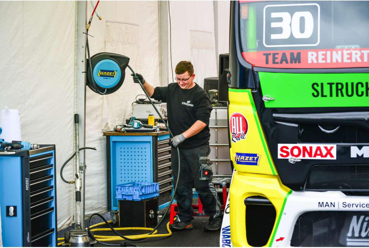 Hazet persluchtslanghaspel 9040n-13 hose reel 1 2 15m tubes