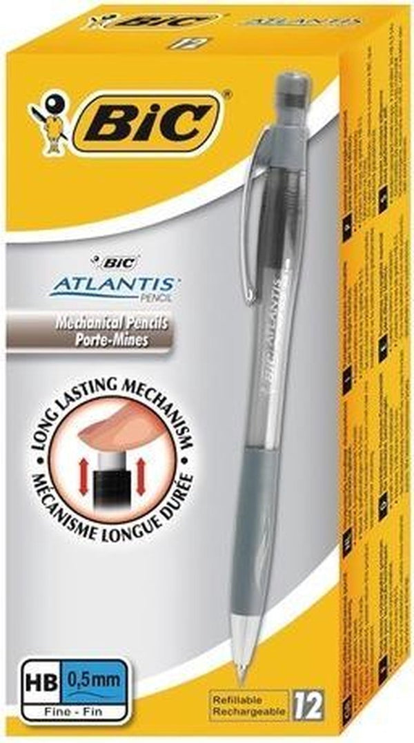 Bic velocity pro hb vulpotloden voor potloodstiften 0,5 mm - doos van 12 stuks