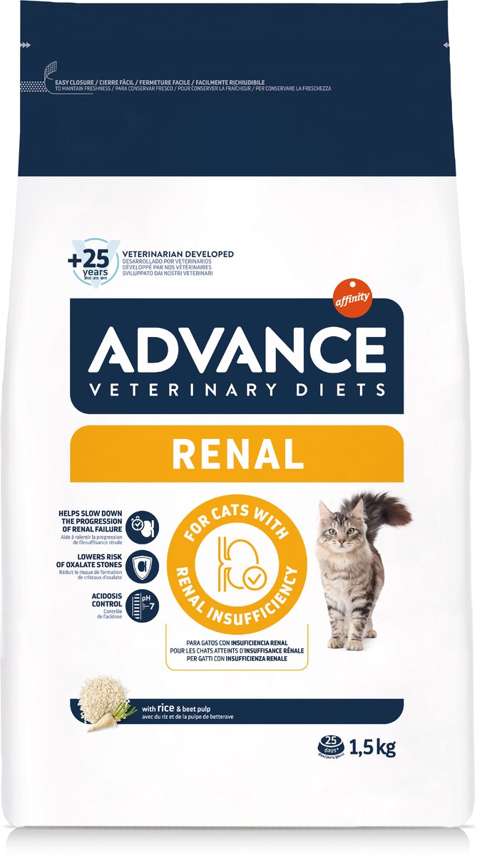 Advance Veterinary Diet voor katten met nierproblemen