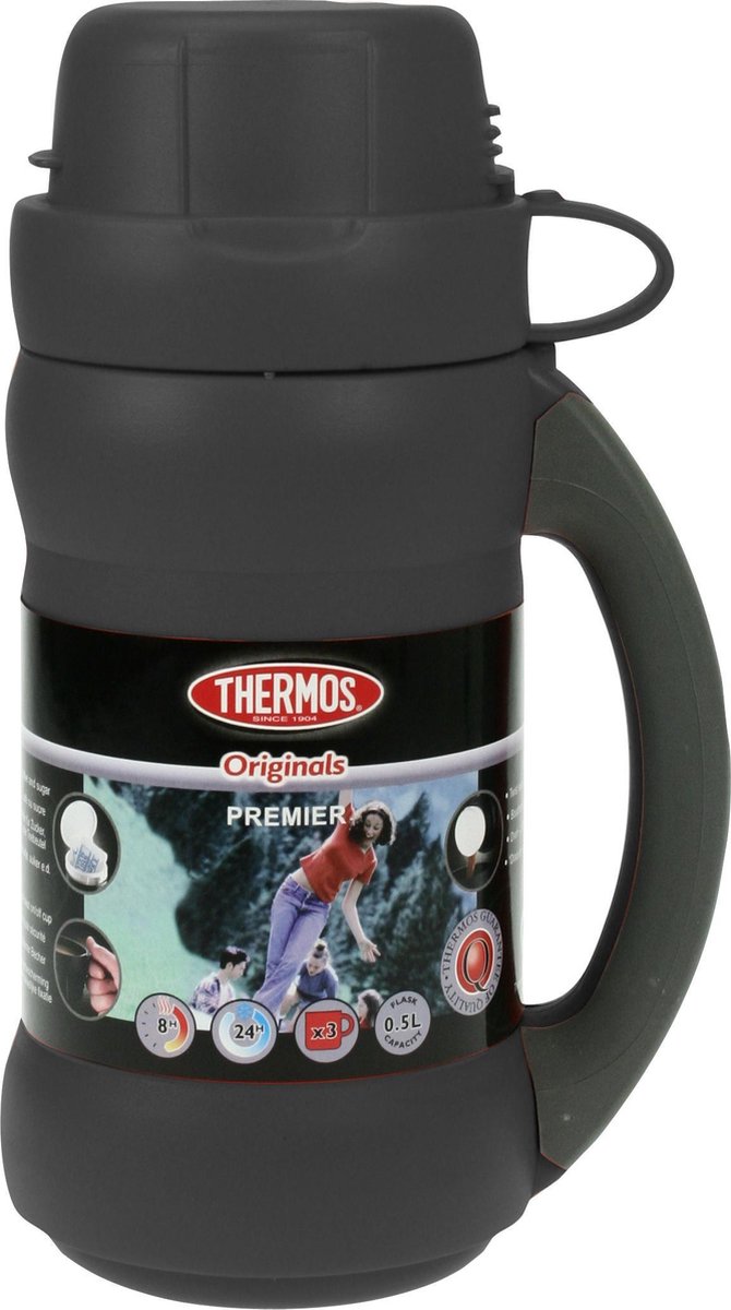 Thermos premier isoleerfles - 0l5 - zwart
