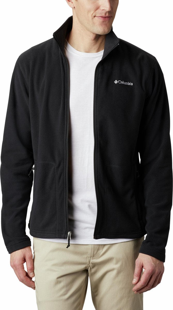 Columbia fast trek™ light full zip fleece fleece jas heren - fleece jas met volledige ritssluiting - fleece vest - zwart - maat s