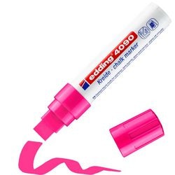 Krijtmarker edding 4090 roze 4 - 15 mm beitelpunt