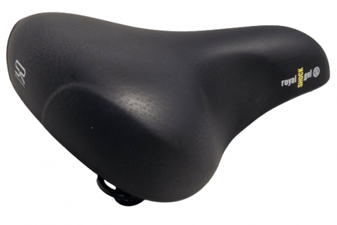 Selle royal zadel unisex royal gel gematigd zwart oem per stuk
