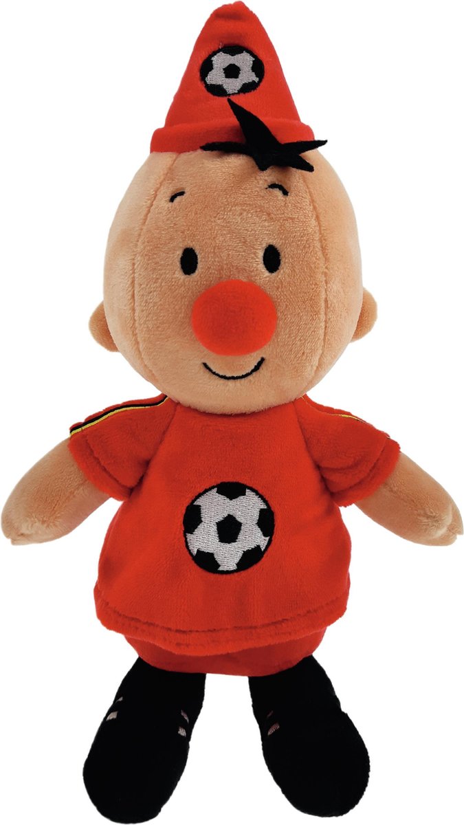 Bumba - knuffel - pluche knuffel - 20 cm - voetballer belgië