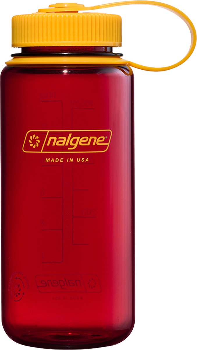 Nalgene - wide mouth bottle - drinkfles - waterfles - lekvrij - 500ml - bpa free - sustain - laker