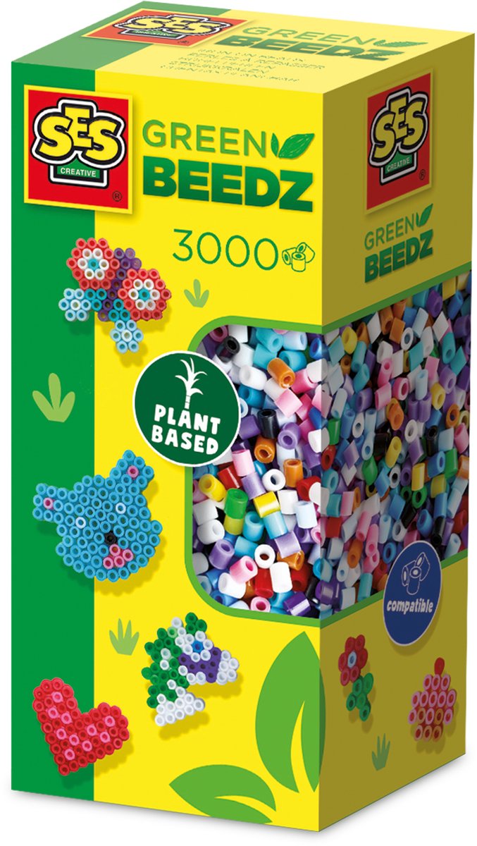 SES Groen Beedz - Strijkkralen Mix 3000