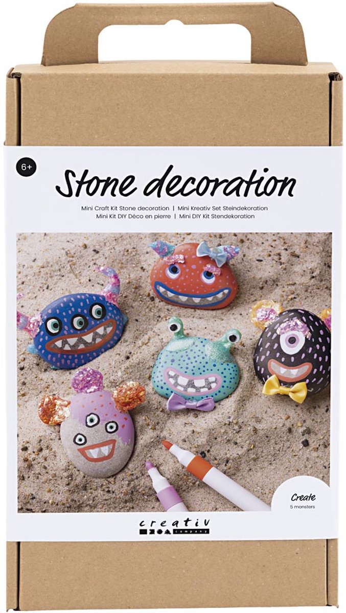 Creatief bedrijf hobbyset steendecoratie knutselset