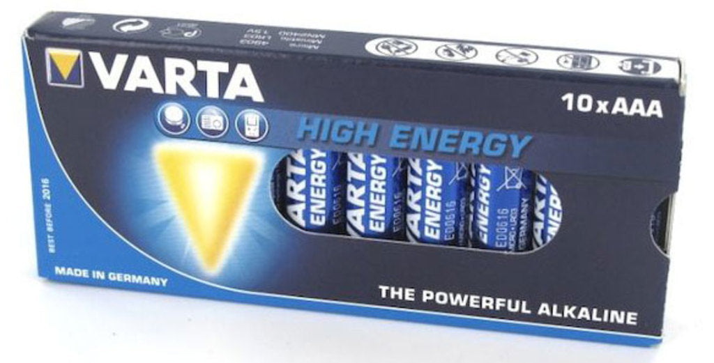 Varta batt va longlife power lr03 aaa potlood ds a 10