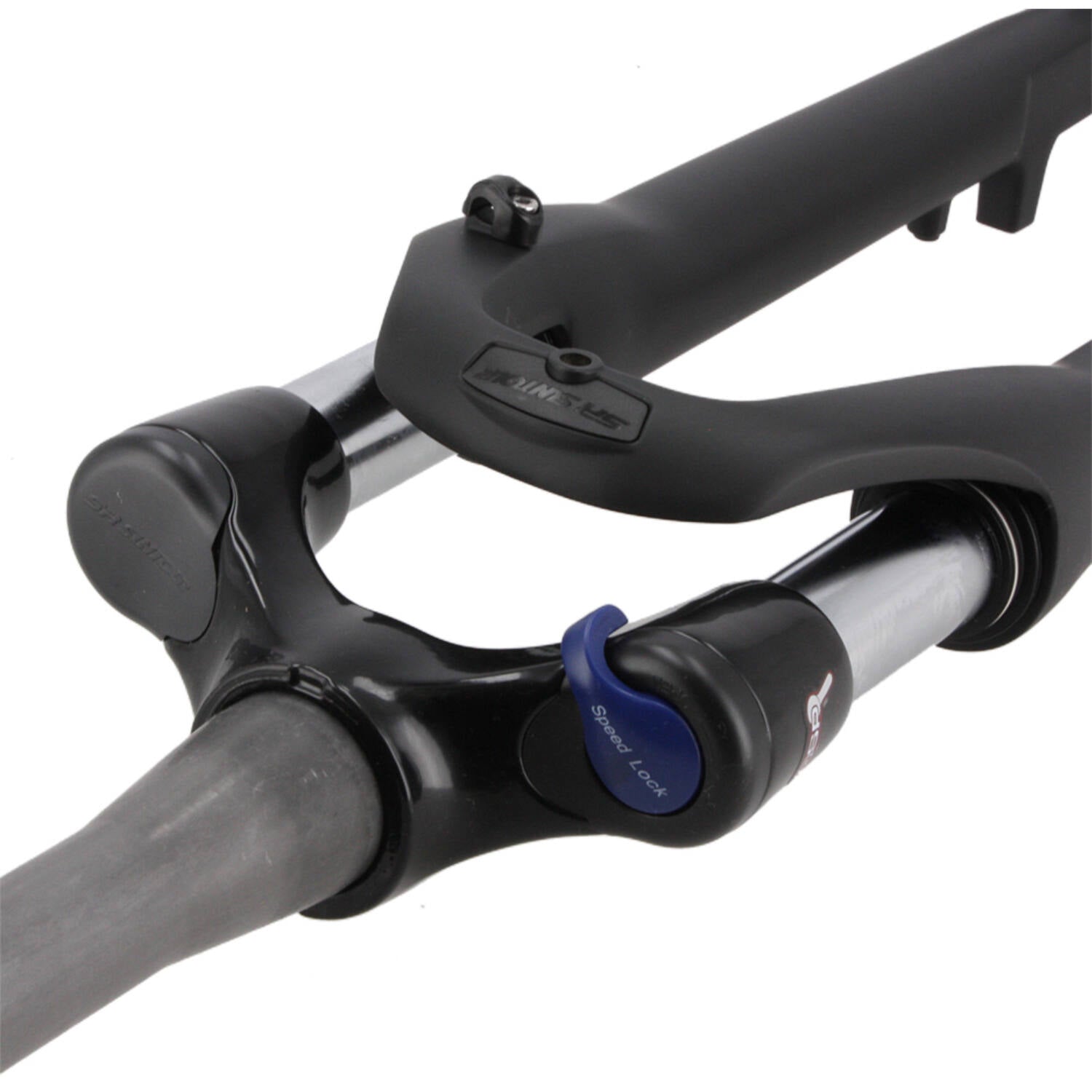 Srsuntour sr suntour - vork nex-e25 ds 700c 63mm tapered 15mm mat zwart