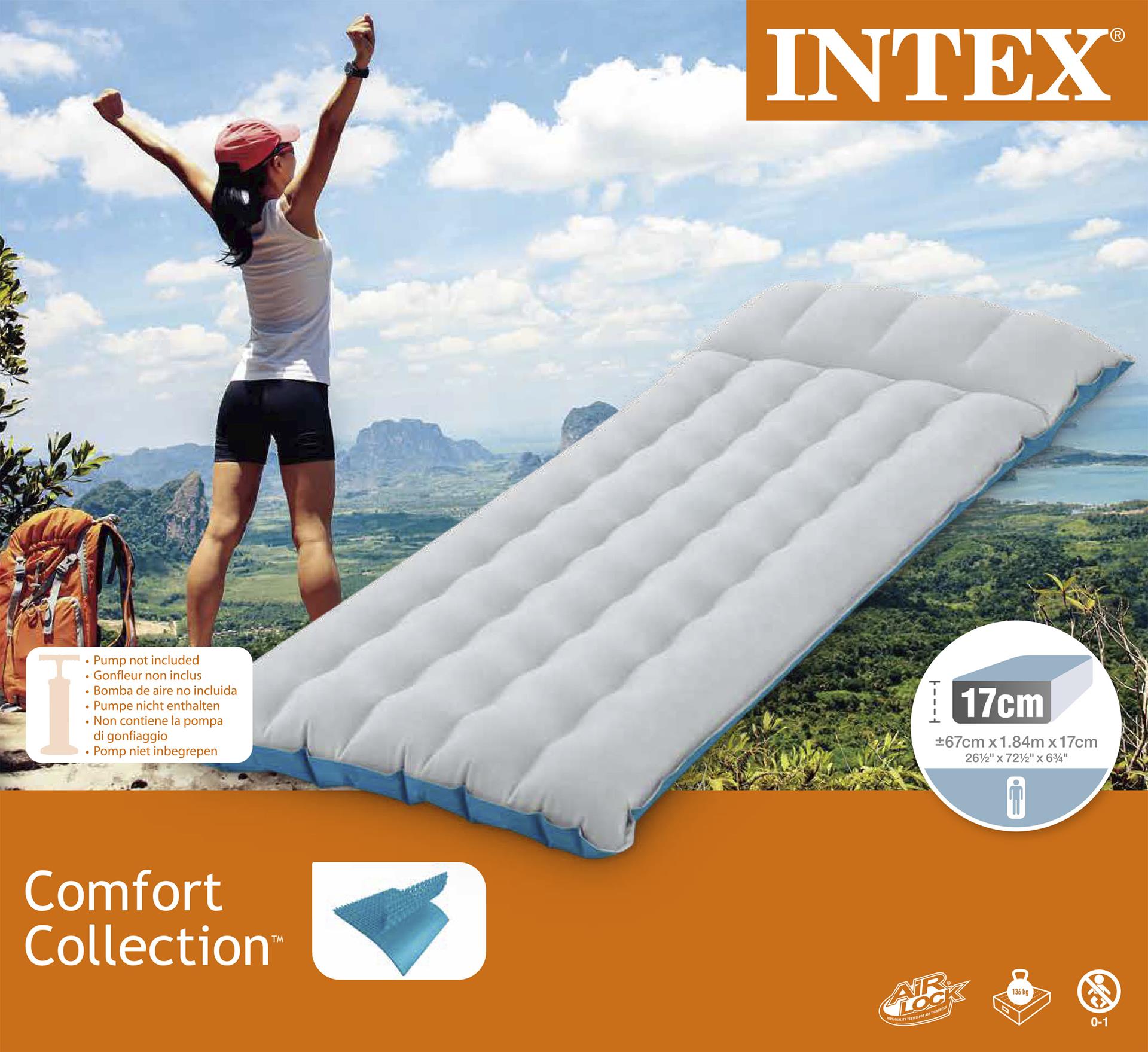 Matelas pneumatique de camping Intex - compact