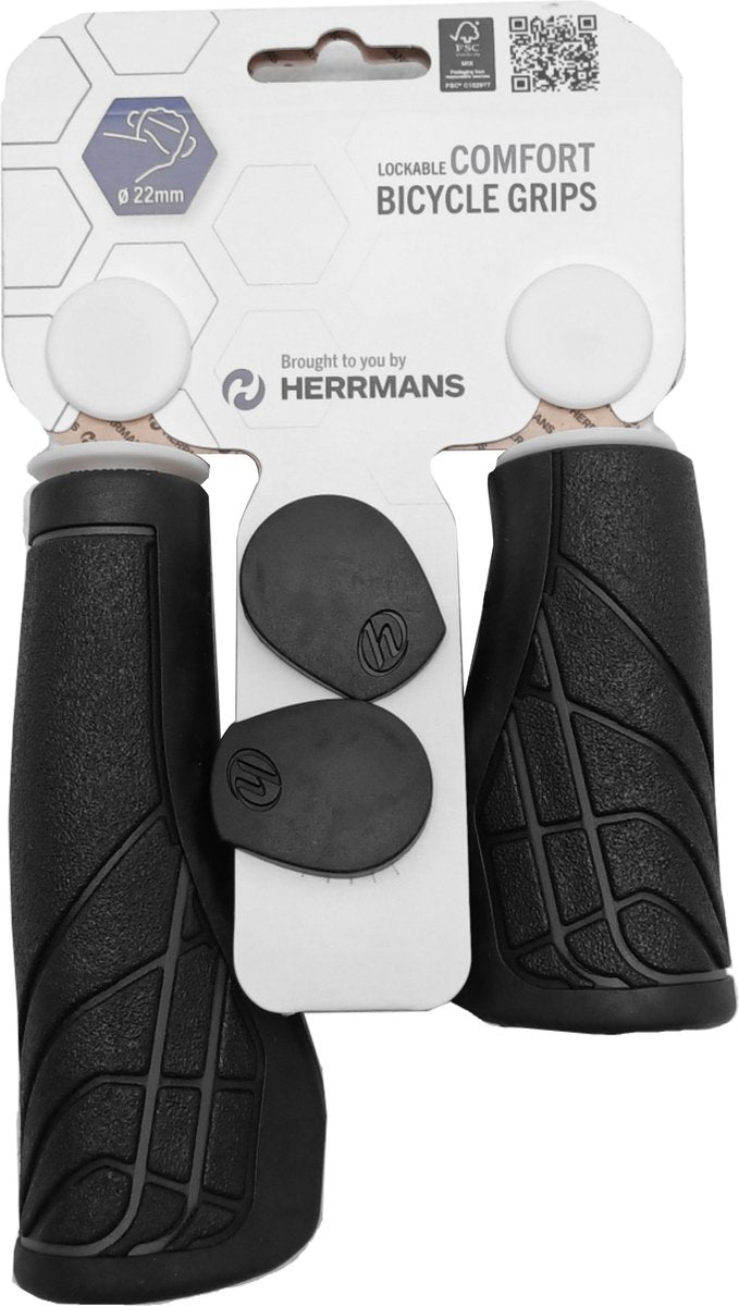Herrmans Handvatten Line DD36 Ø22mm 125 90mm zwart