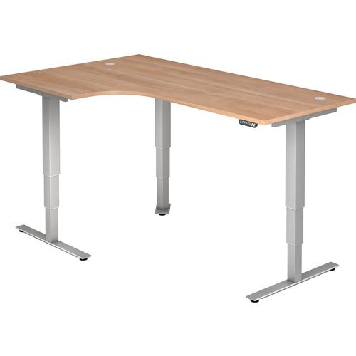 Bach zit-sta bureau hammerer noten 200x120x127cm