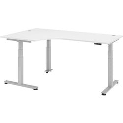 Bach zit-sta bureau hammerer wit 200x120x127cm