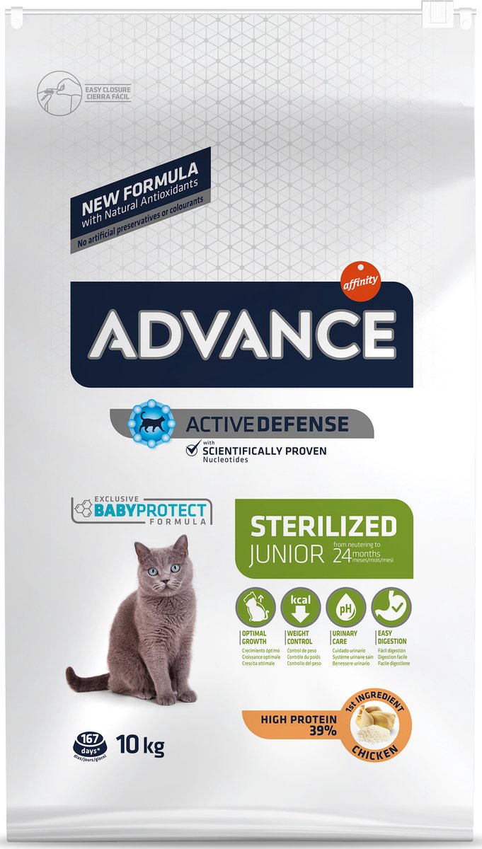 Advance cat junior gesteriliseerde kip