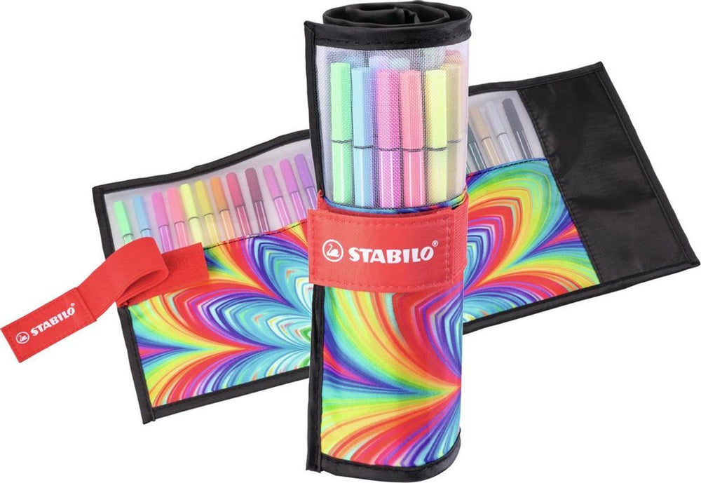 Stabilo pen 68 - viltstift - arty - rollenset met 25 stuks