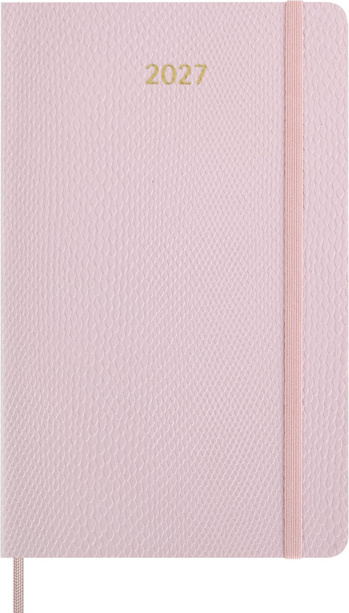 Moleskine 12 maanden agenda - 2027 - precious ethical - wekelijks - large - mamba - roze