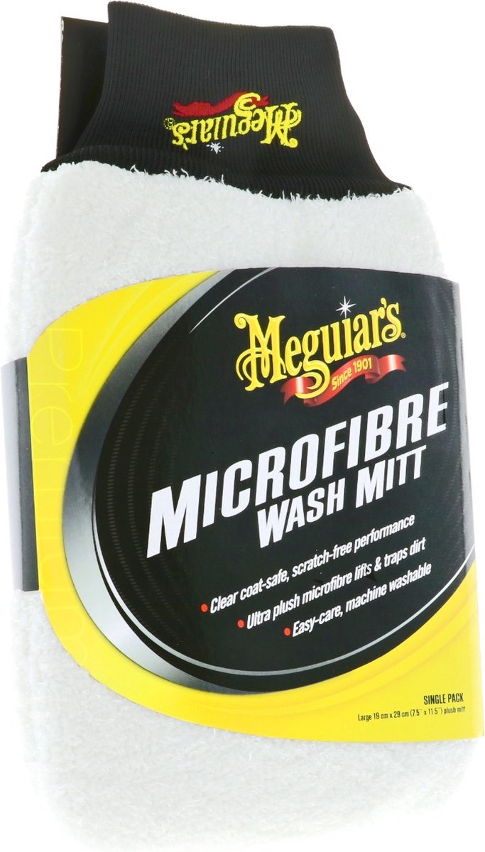 Meguiar's super thick microfibre washandschoen