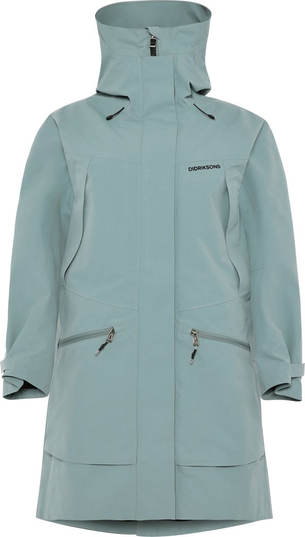 Didriksons ilma wns parka 8 dames outdoorjas - factory blue