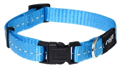 Rogz voor honden nitelife halsband turquoise