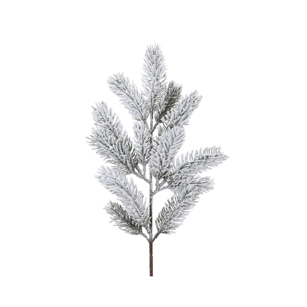 Decoris kunst dennentak met sneeuw 5x11x49cm
