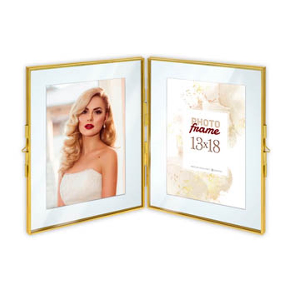 Zep fotolijst xf8257 brussel goud 2x 13x18 cm