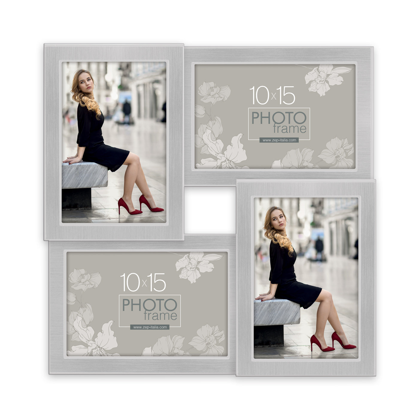 Zep Fotolijst S4044 Olimpia Zilver 4Q 4x10x15 cm