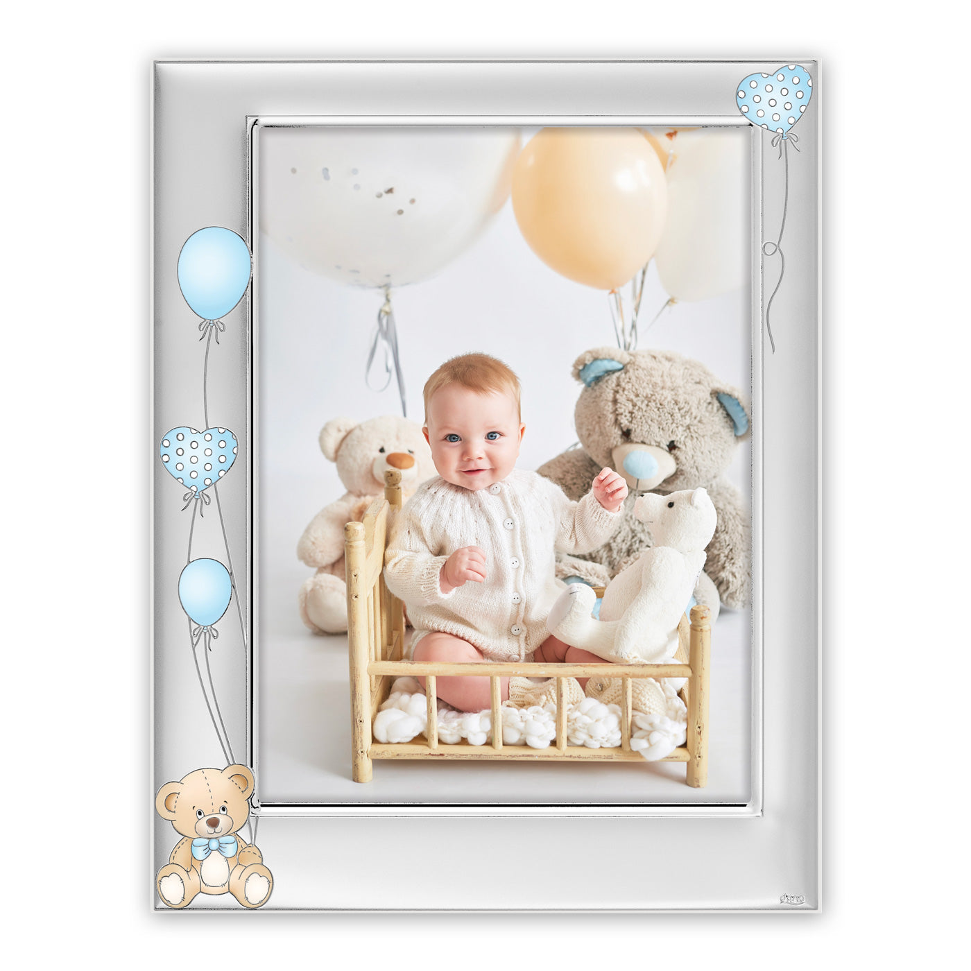 Zep baby fotolijst b17246b ivan blauw 10x15 cm