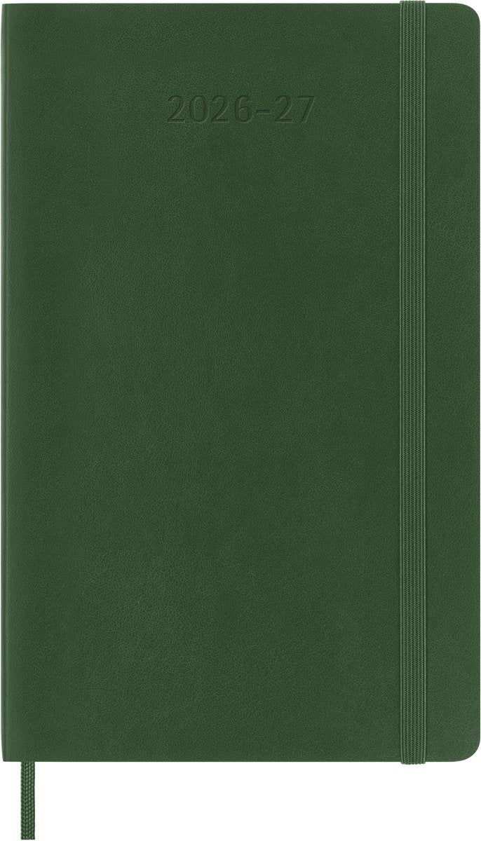 Moleskine 18 maanden agenda - 2026 27 - wekelijks - large - zachte kaft - mirthe groen