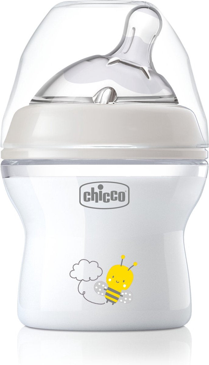 Chicco zuigfles natural feeling 150 ml transparant