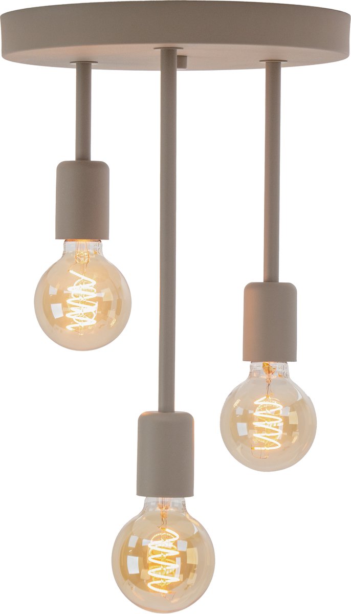Eglo wilmcote plafondlamp - e27 - ø 28 cm - zandkleur beige