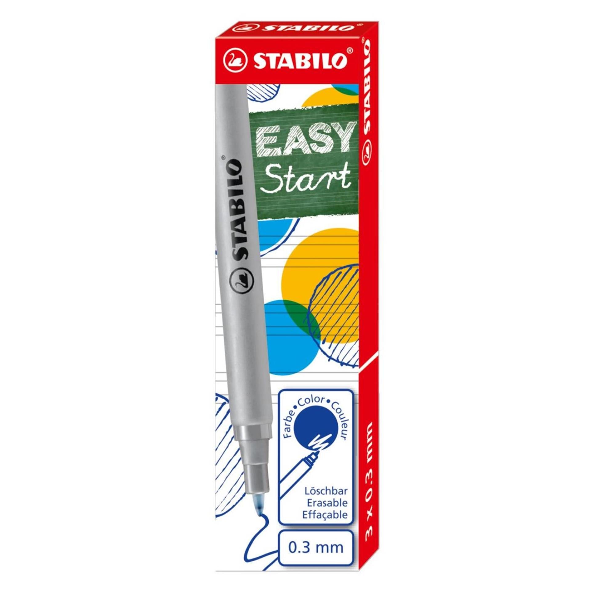 STABILO EASYoriginal 3 Navullingen Fijn - Blauw