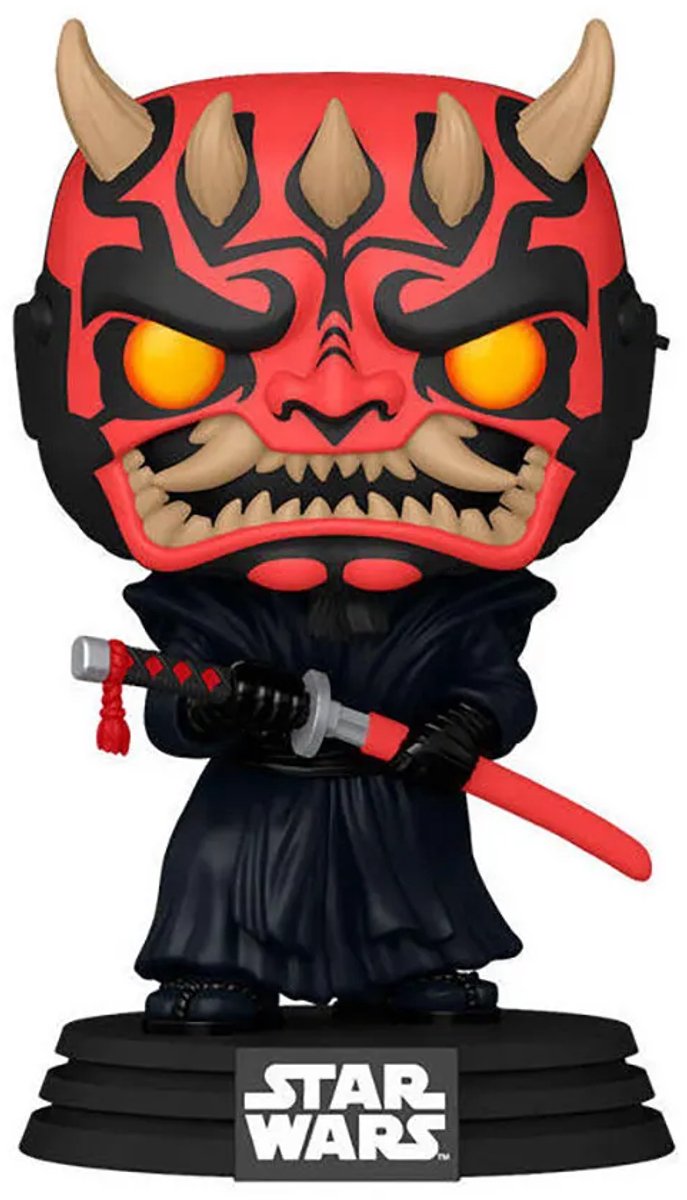 Funko star wars darth maul vinylfiguur 813 unisex pop! - neutraal - standard