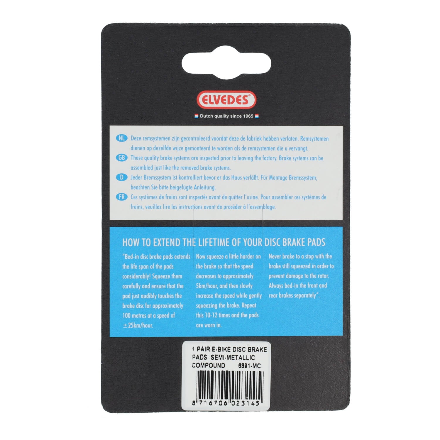 Schijfremblokset Metalic Carbon Shimano BR-M810 (1