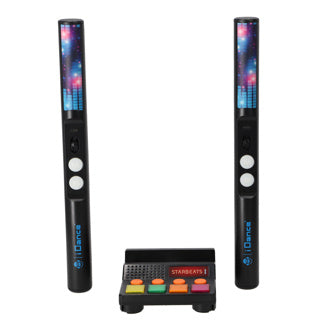 Idance drums freedom electrisch zwart inclusief licht en mengpaneel