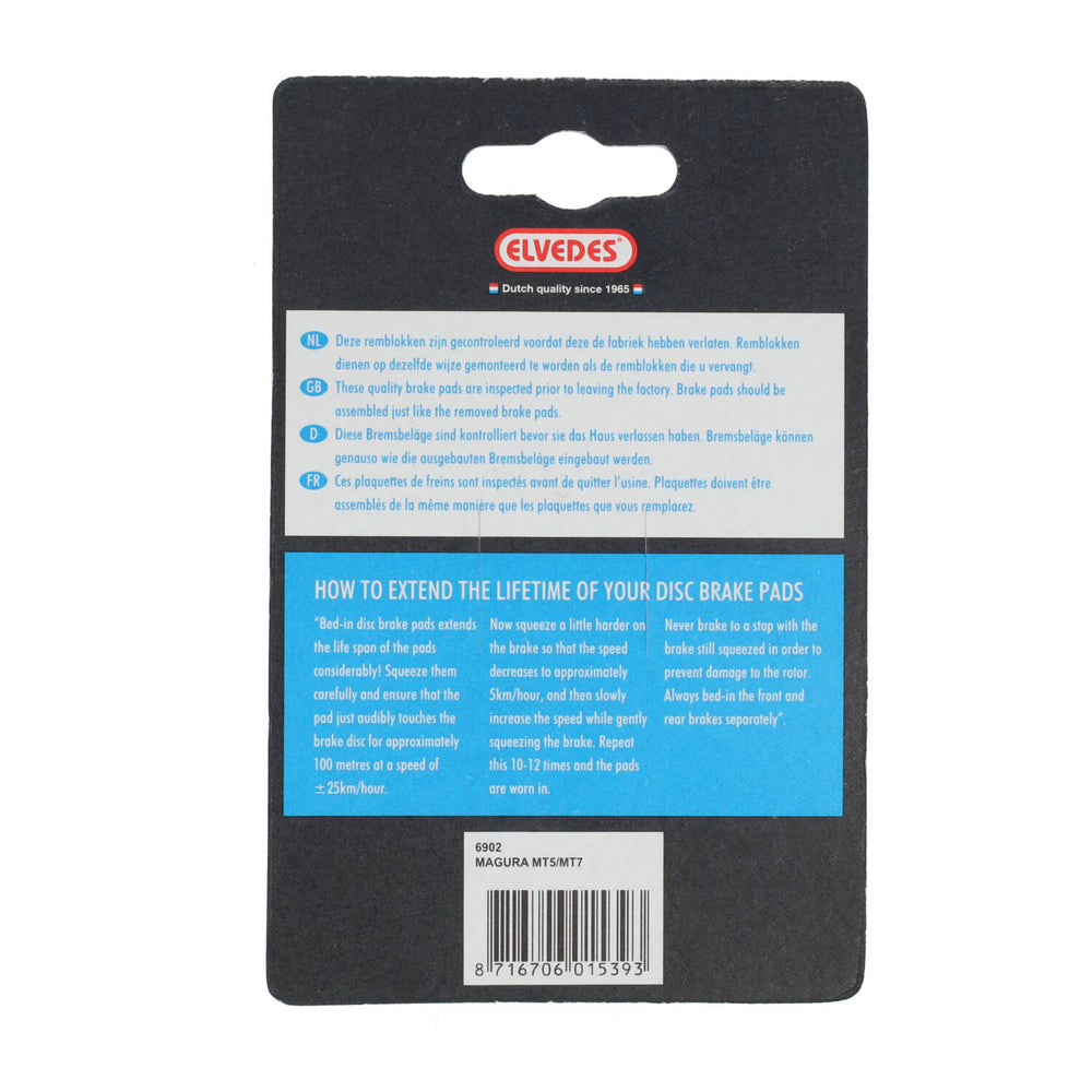 Plaquettes de frein à disque Magura MT5 6902 2 pièces bleu