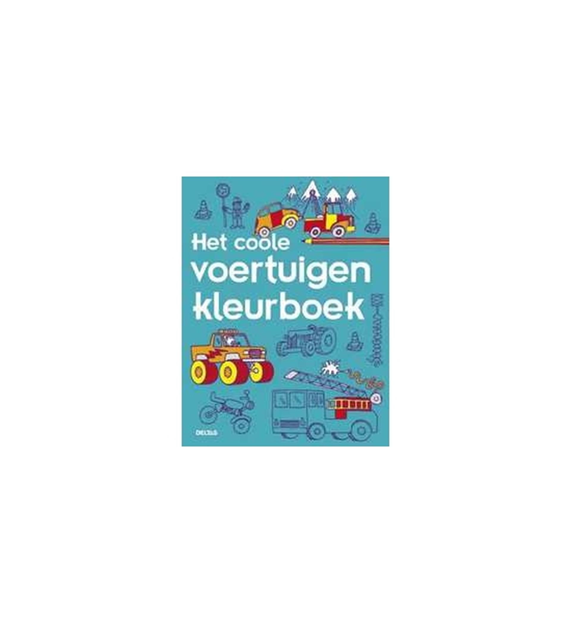 Deltas het coole voertuigen kleurboek