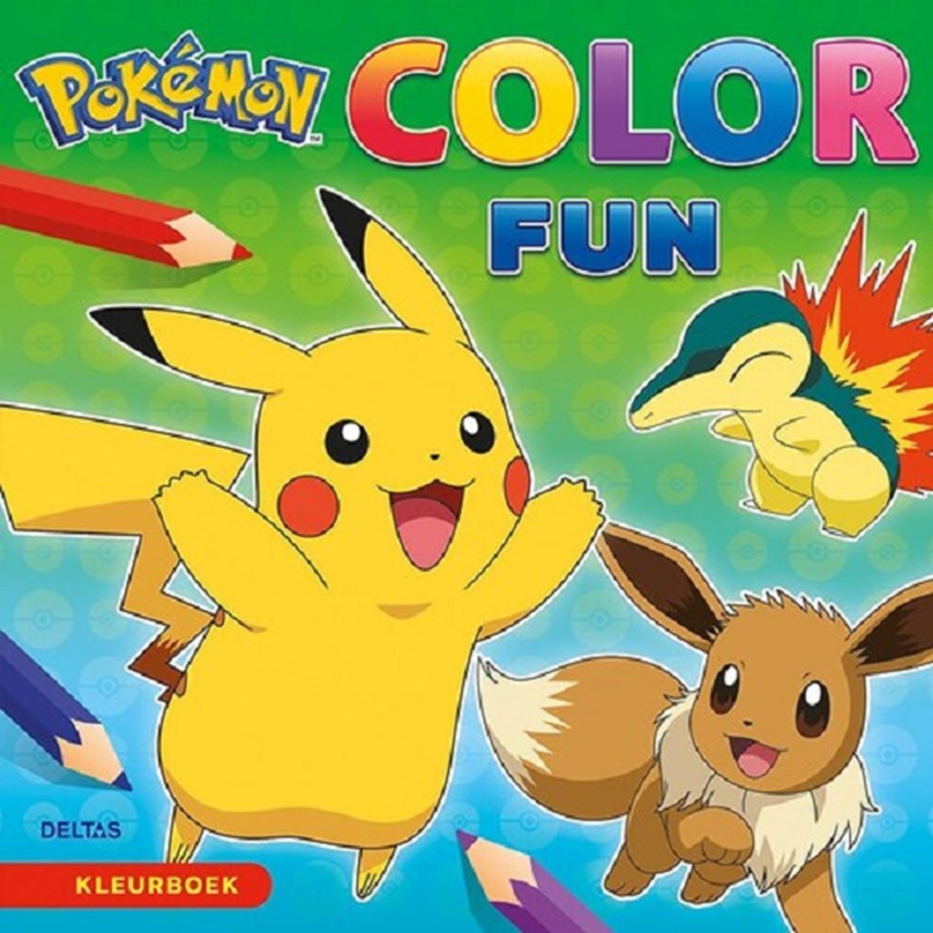 Pokemon color fun kleurboek