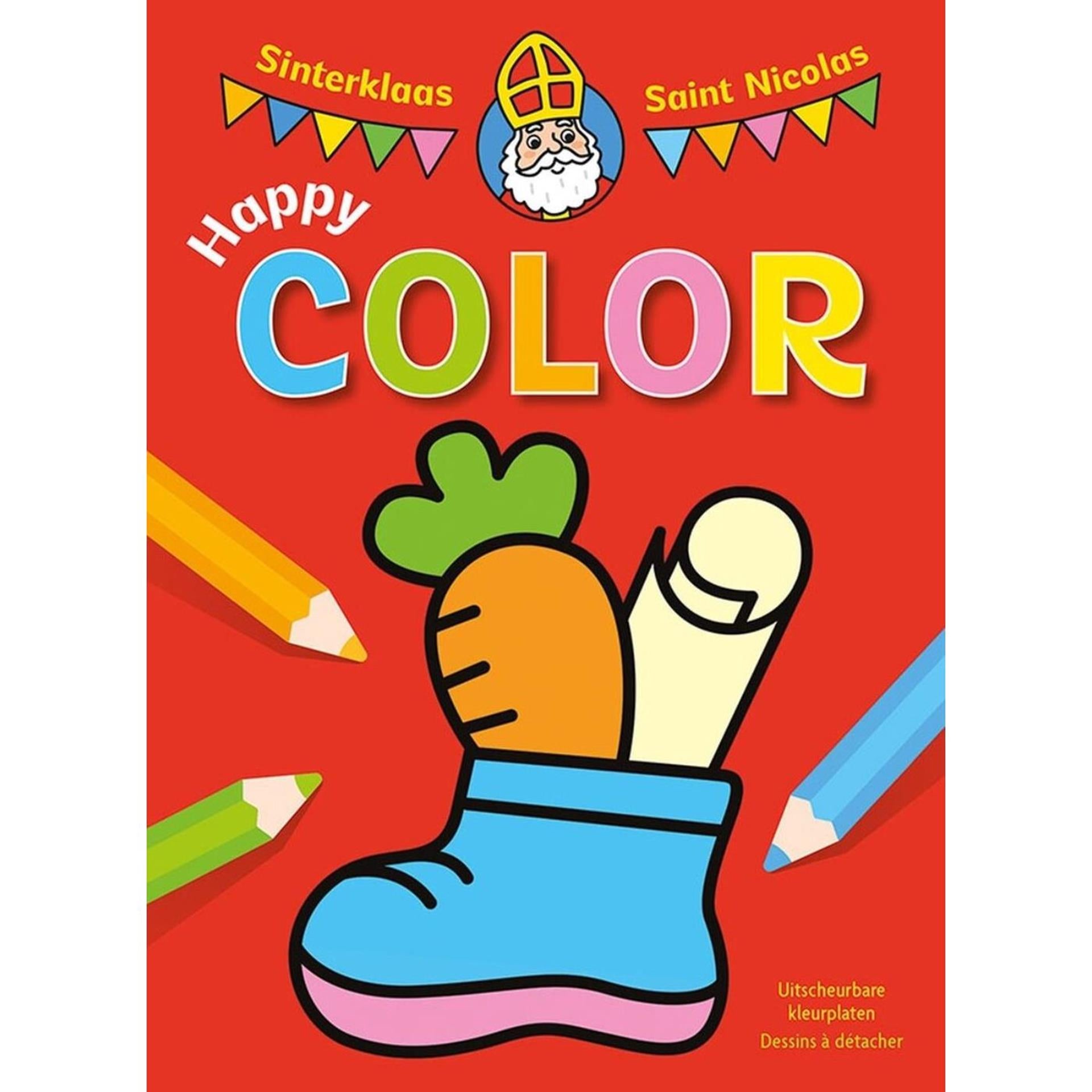 Deltas sinterklaas happy color kleurblok