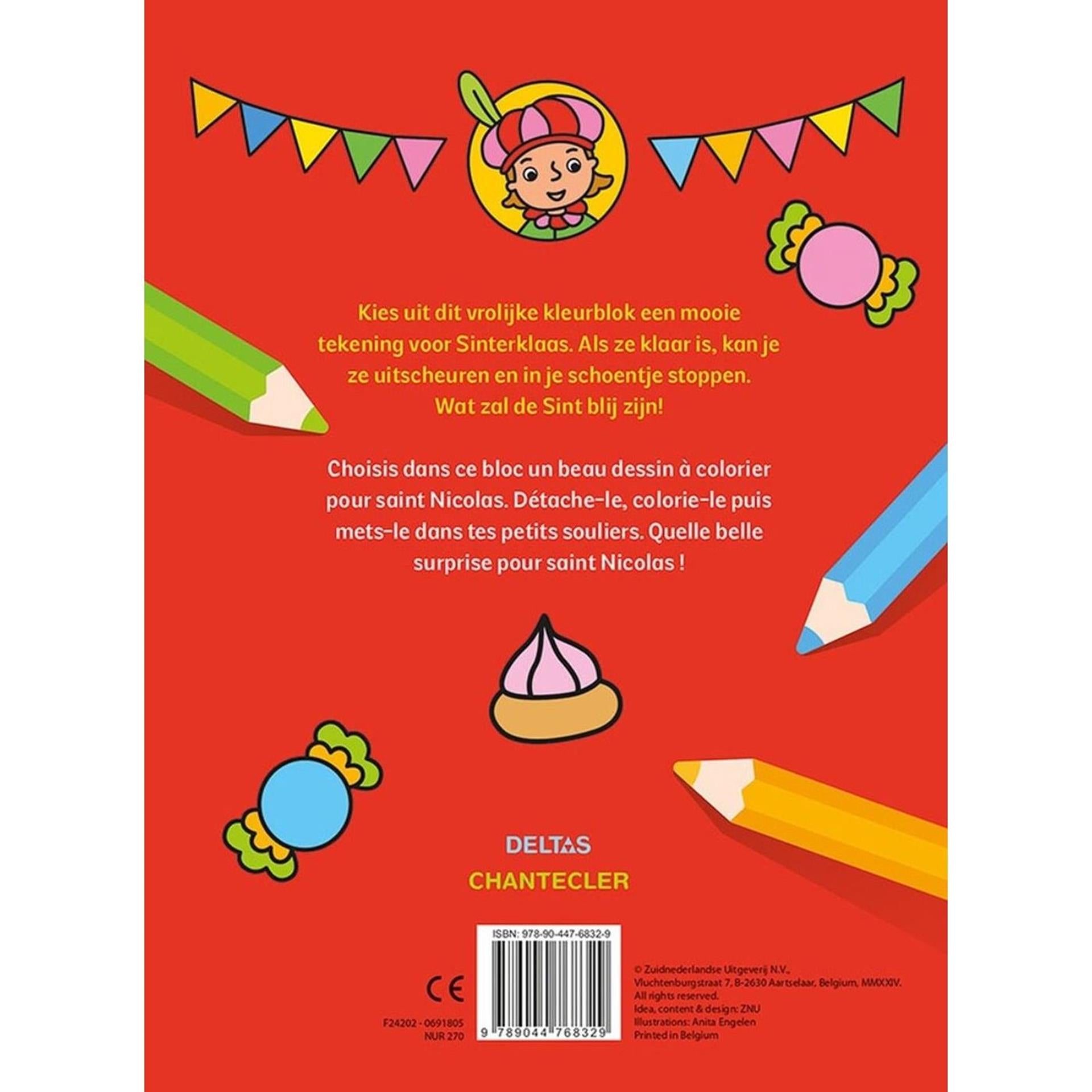 Deltas sinterklaas happy color kleurblok