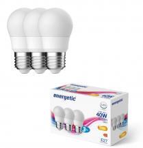 Energetische energitc kogel e27 5,6w mat 3-pack