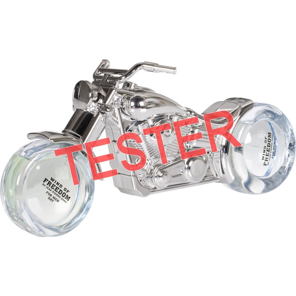 Jean-Pierre zandtester Wind of Freedom zilver dag en nacht parfums 30 ml + 50 ml tester