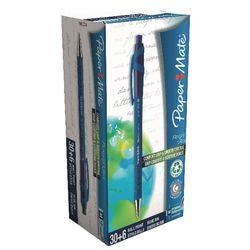 Paper mate flexgrip ultra balpennen | medium punt (1,0 mm) | blauwe inkt | 36 stuks