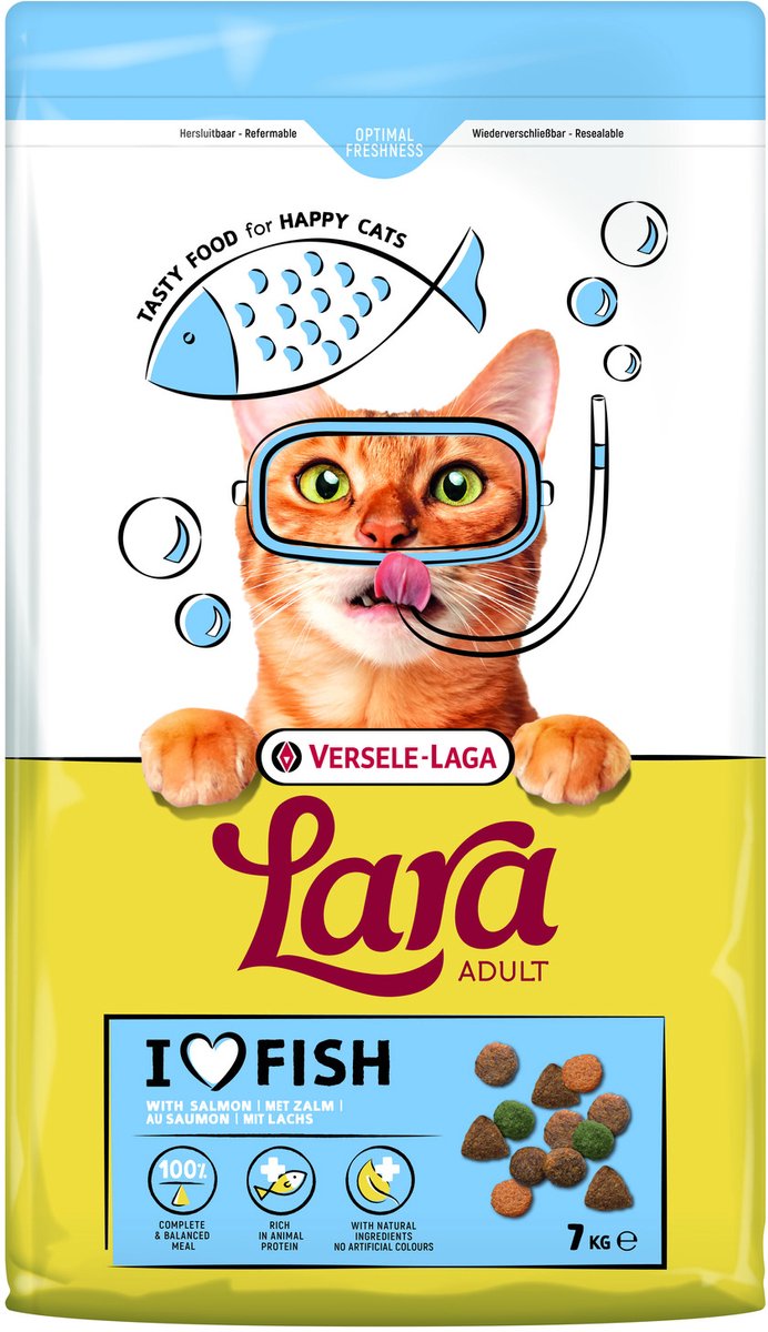 Lara adult zalm - kattenvoer - 7 kg