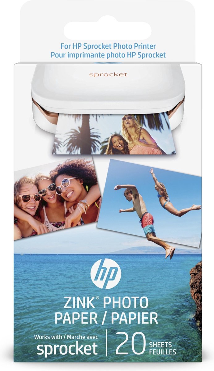 Hp - zink paper - 20 stuks