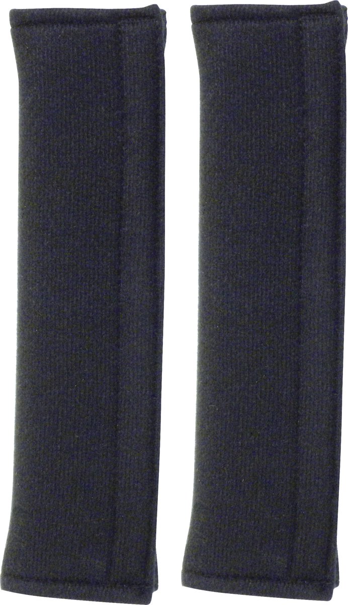 Carpoint gordelbeschermer - universele gordelhoes - 2 stuks - zwart
