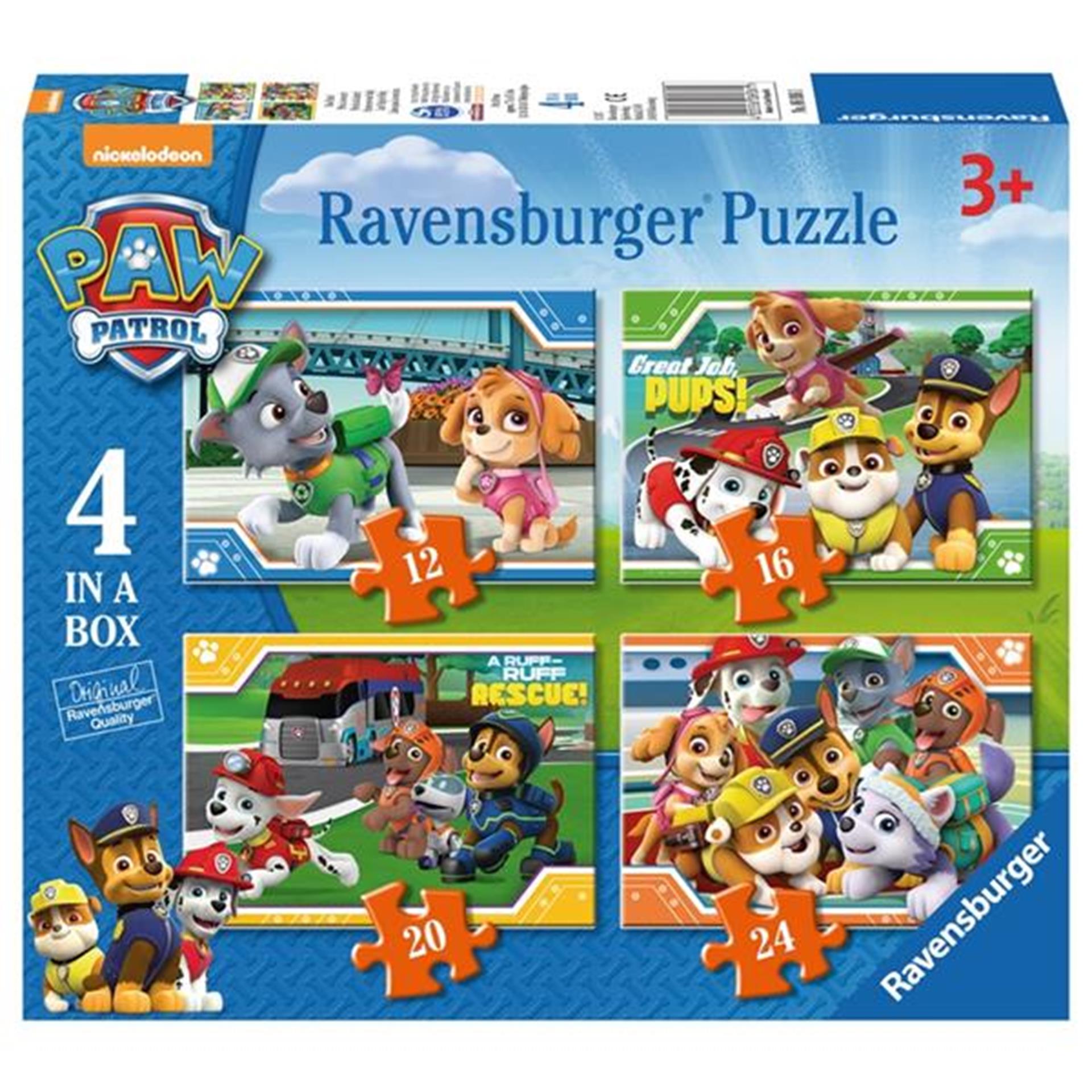 Ravensburger puzzle Paw Patrol, 4-in-1 Elena of Avalor