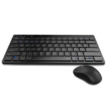 Rapoo draadloze combo set toestenbord en muis multimode 8000m zwart qwerty us