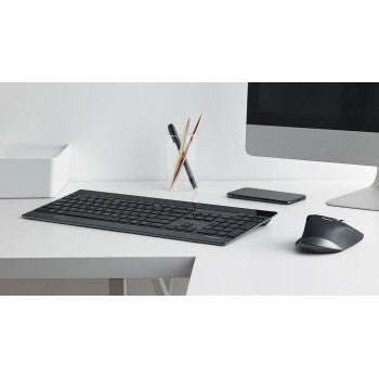 Rapoo 9900m draadloze ultraslanke multi-mode-deskset ui zwart