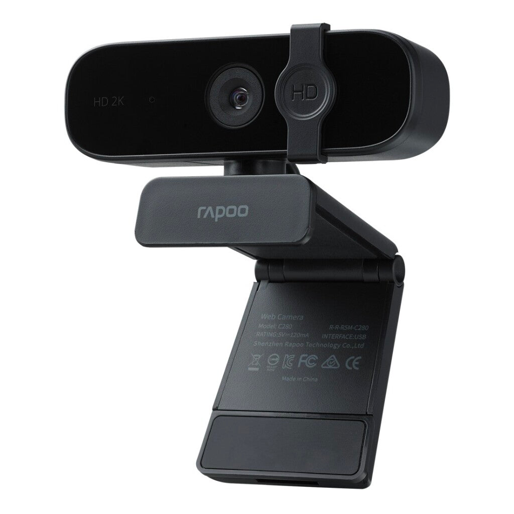 Rapoo xw2k full hd 2k webcam zwart