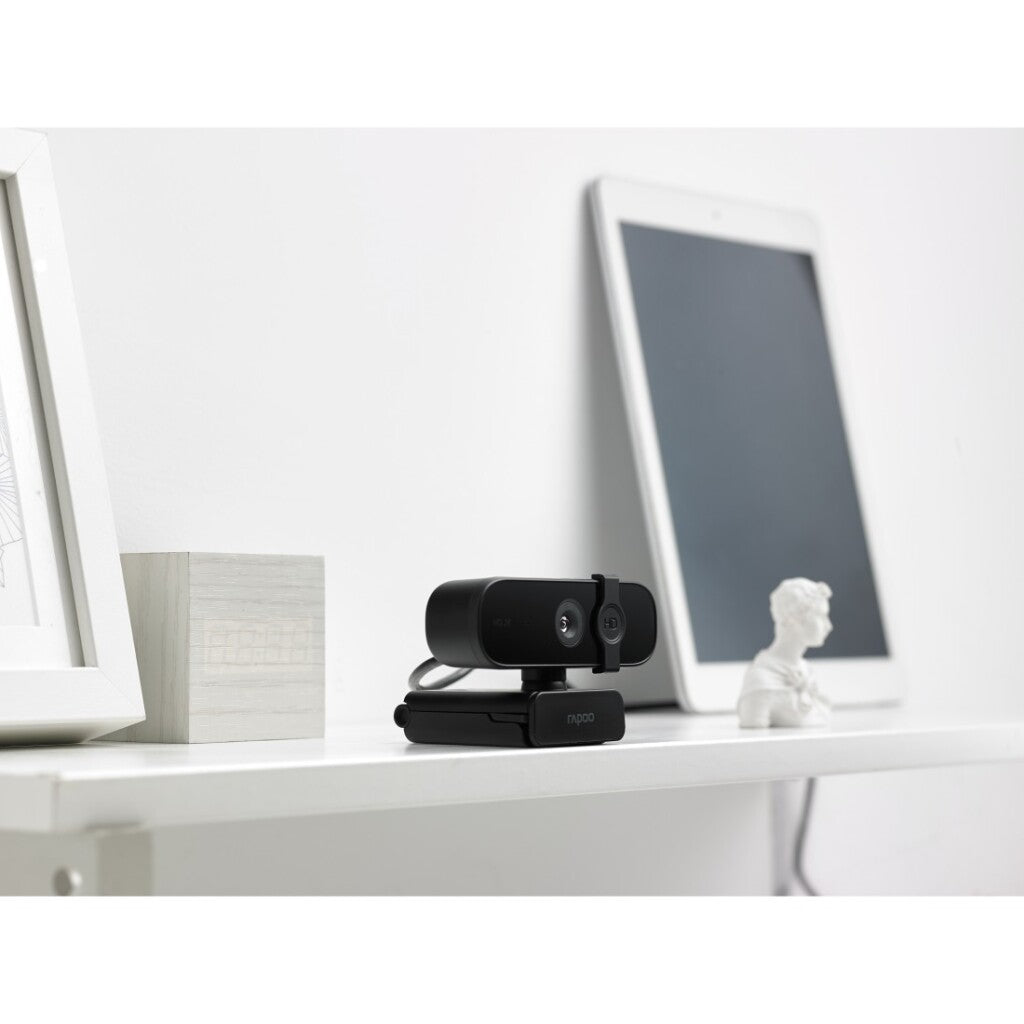 Rapoo xw2k full hd 2k webcam zwart